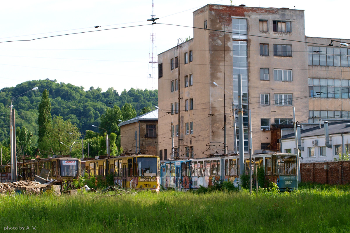 Львов, Tatra KT4SU № 1116; Львов, Tatra KT4SU № 1067
