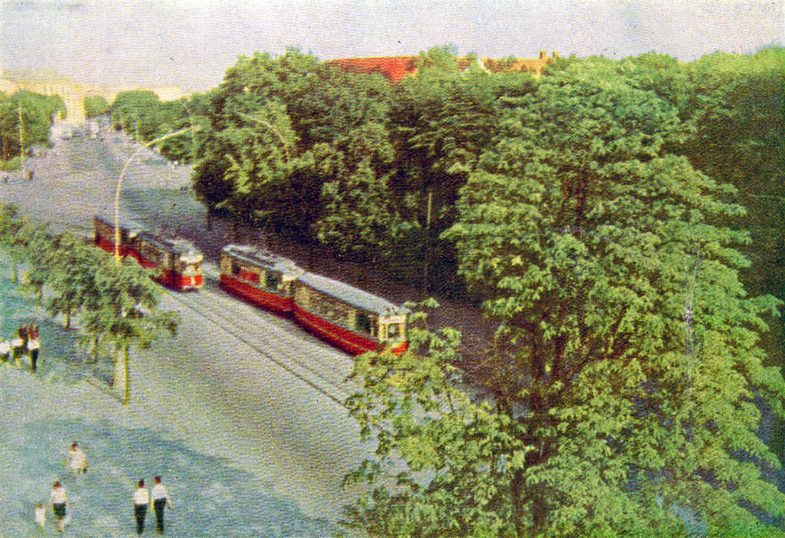 Калининград — Старые фото — Калининградский трамвай