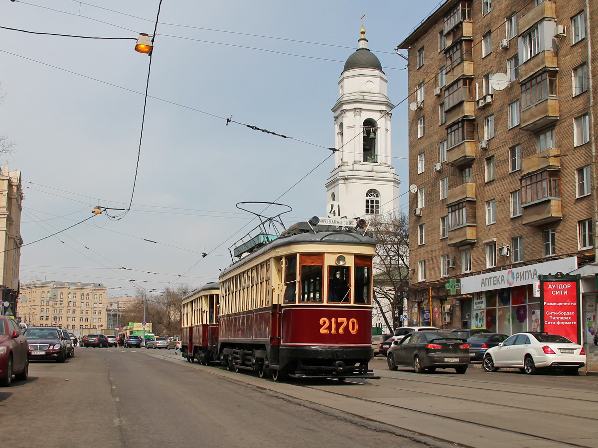 Moscova, KM Nr. 2170; Moscova — Parade to115 years of Moscow tramway on April 12, 2014