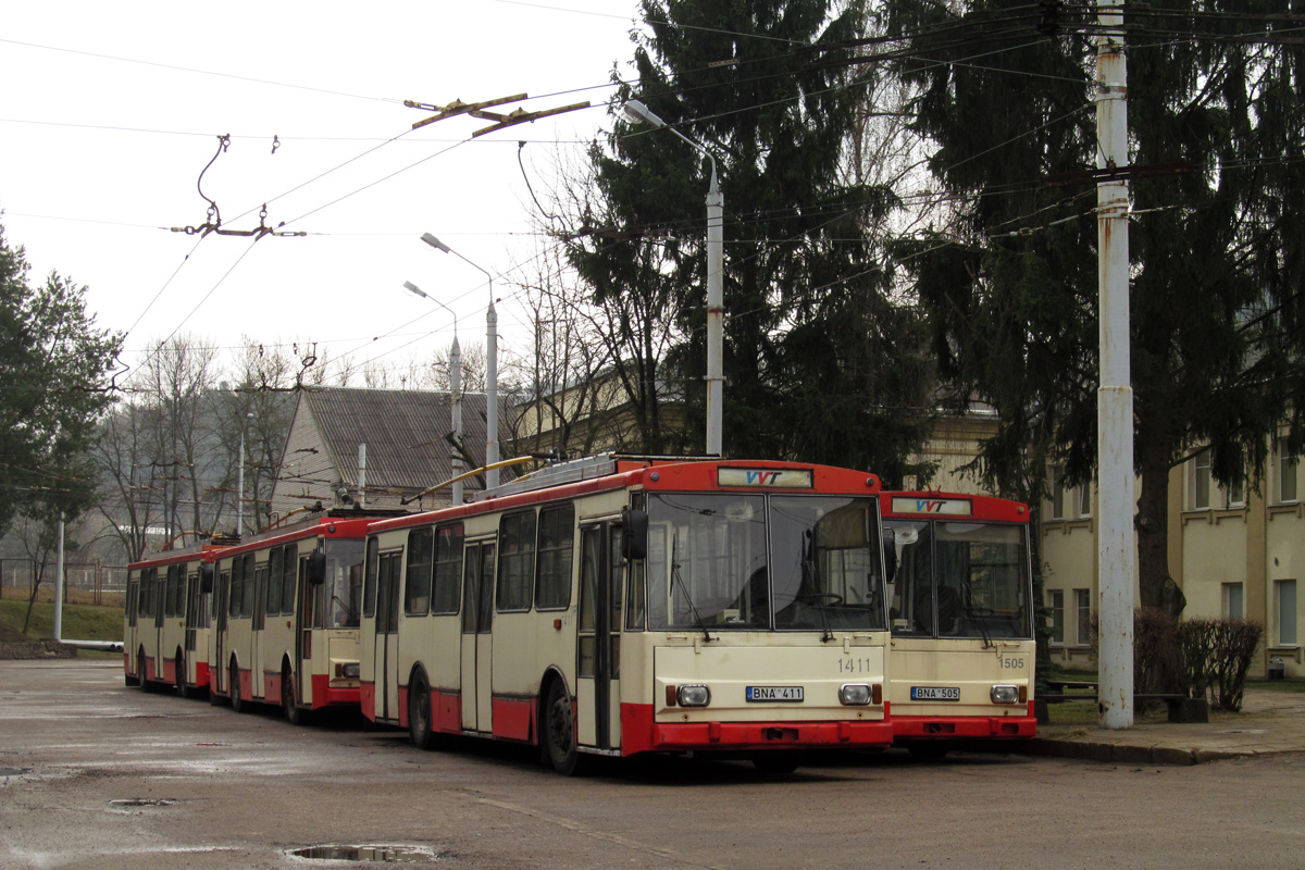 Вильнюс, Škoda 14Tr07 № 1411