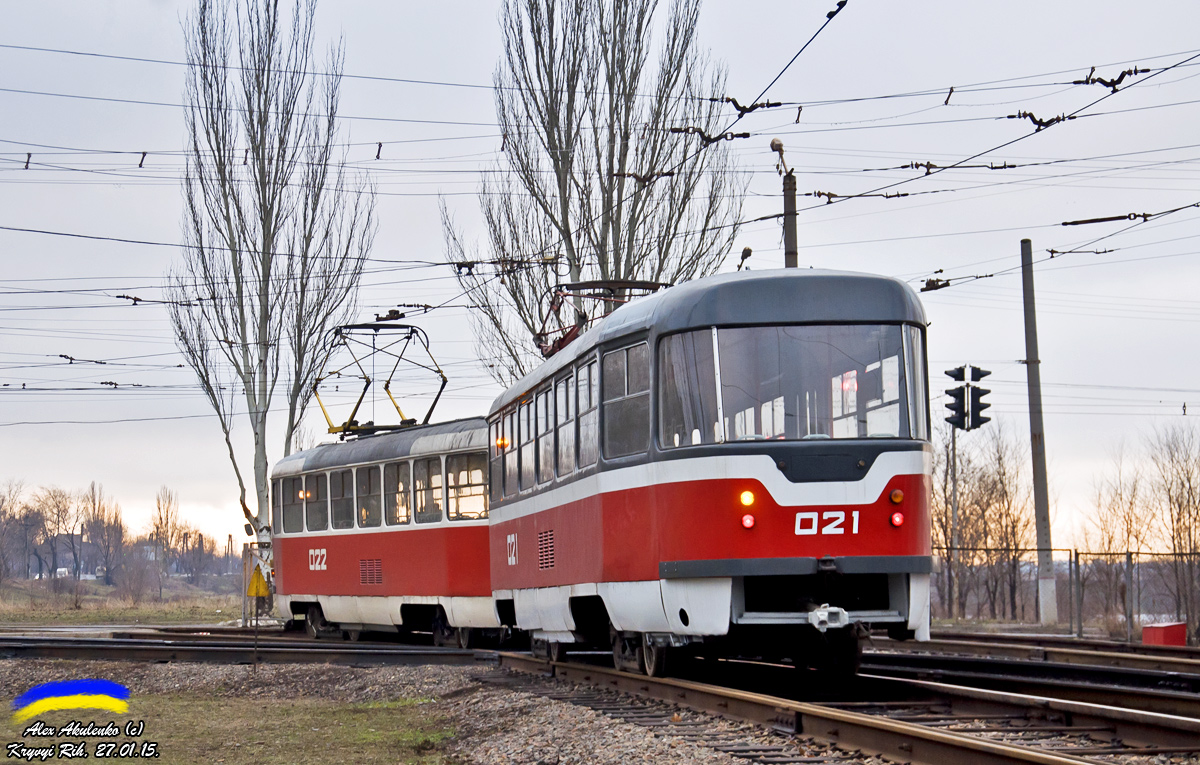 Кривой Рог, Tatra T3SU № 021