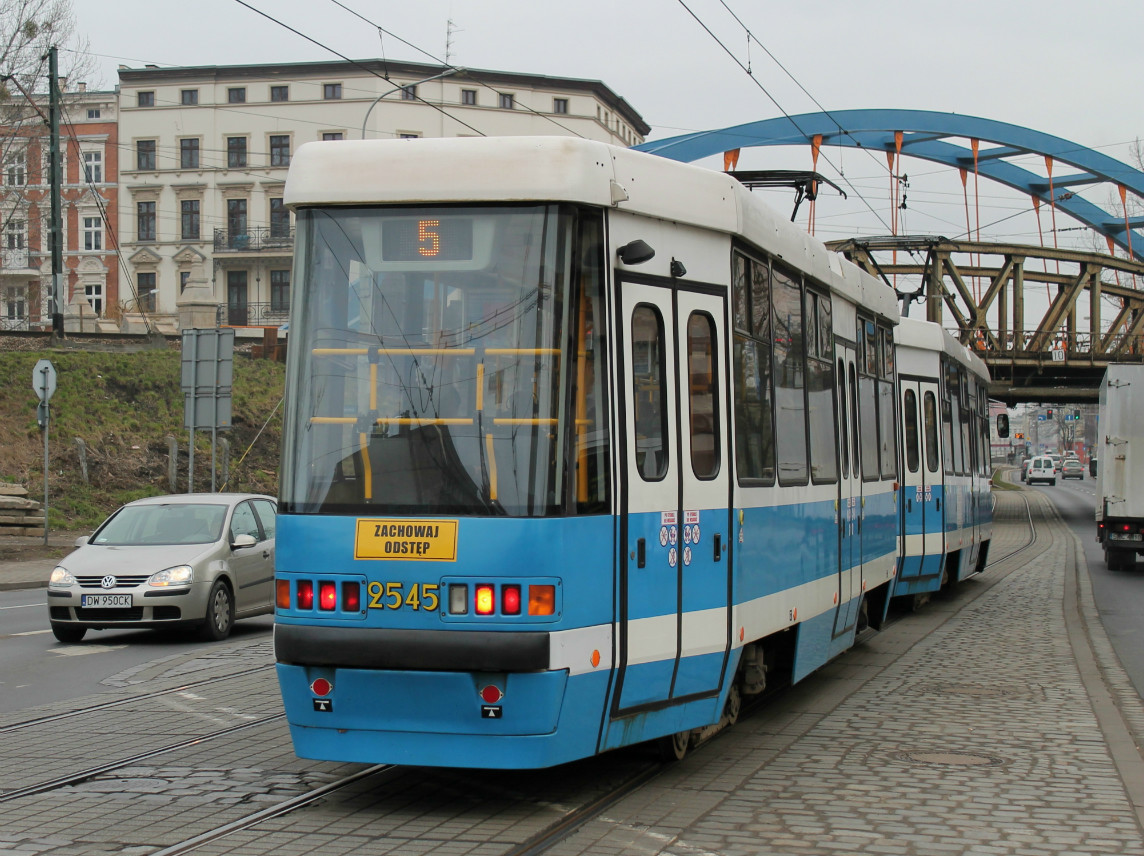 Вроцлав, Konstal 105NWrD № 2545