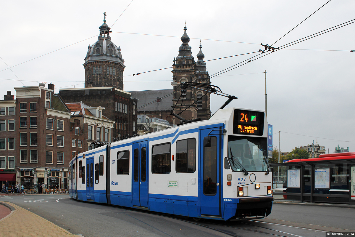 Амстердам, BN/Holec 12G № 827