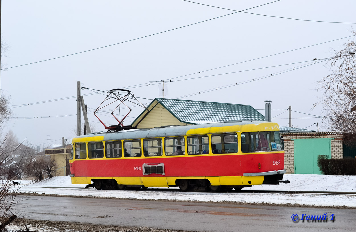 Волгоград, Tatra T3SU (двухдверная) № 5468