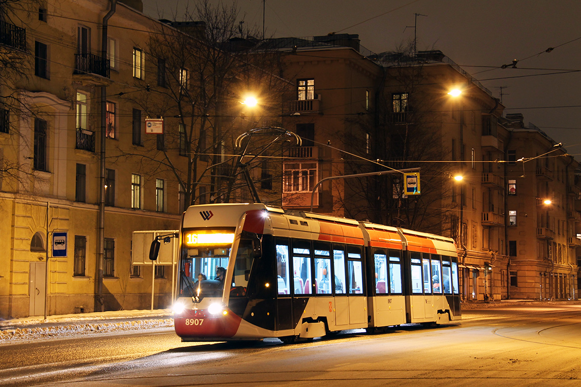 Санкт-Петербург, 71-801 (Alstom Citadis 301 CIS) № 8907