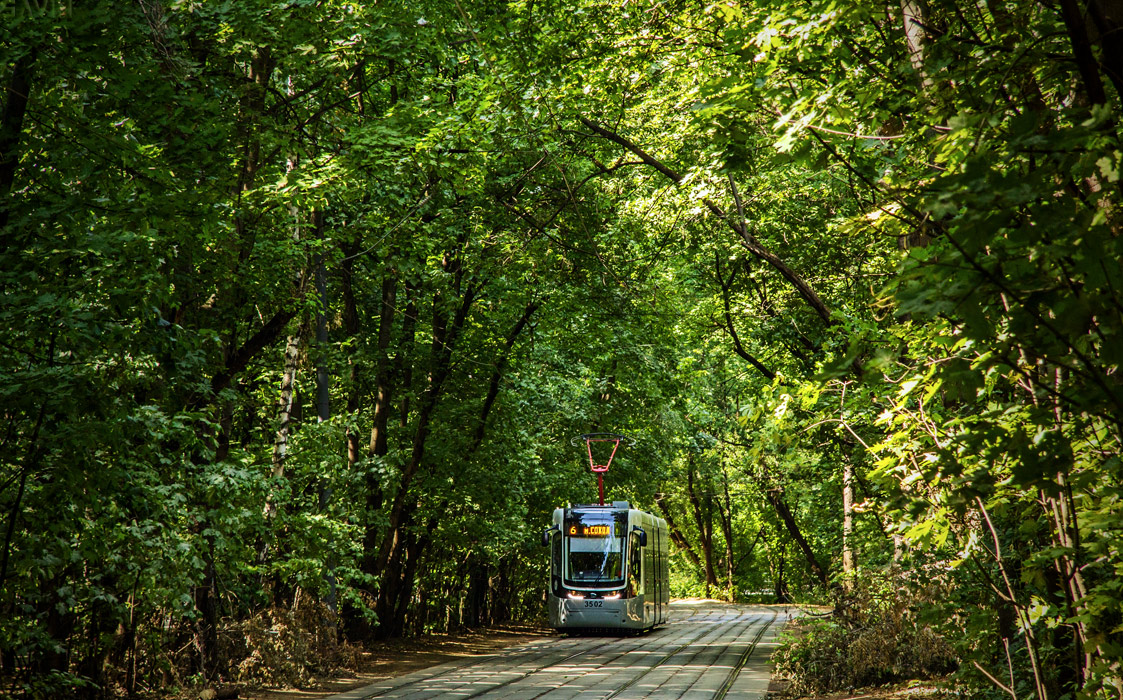 Москва, 71-414 (Pesa Fokstrot) № 3502