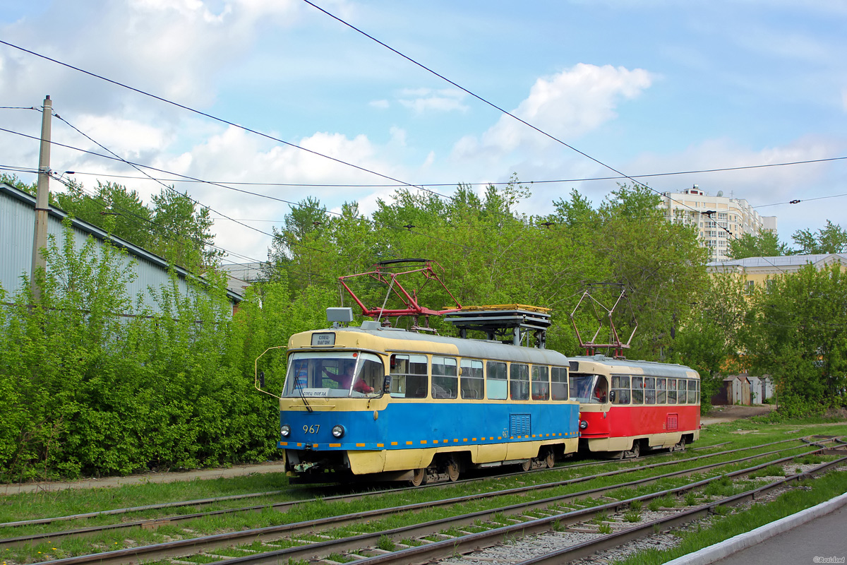 Jekaterynburg, Tatra T3SU (2-door) Nr 967