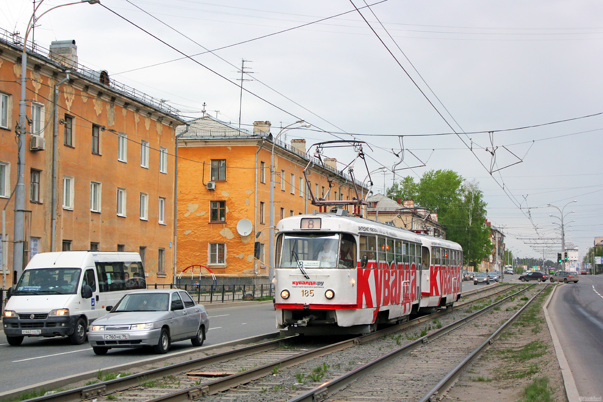 Екатеринбург, Tatra T3SU № 185