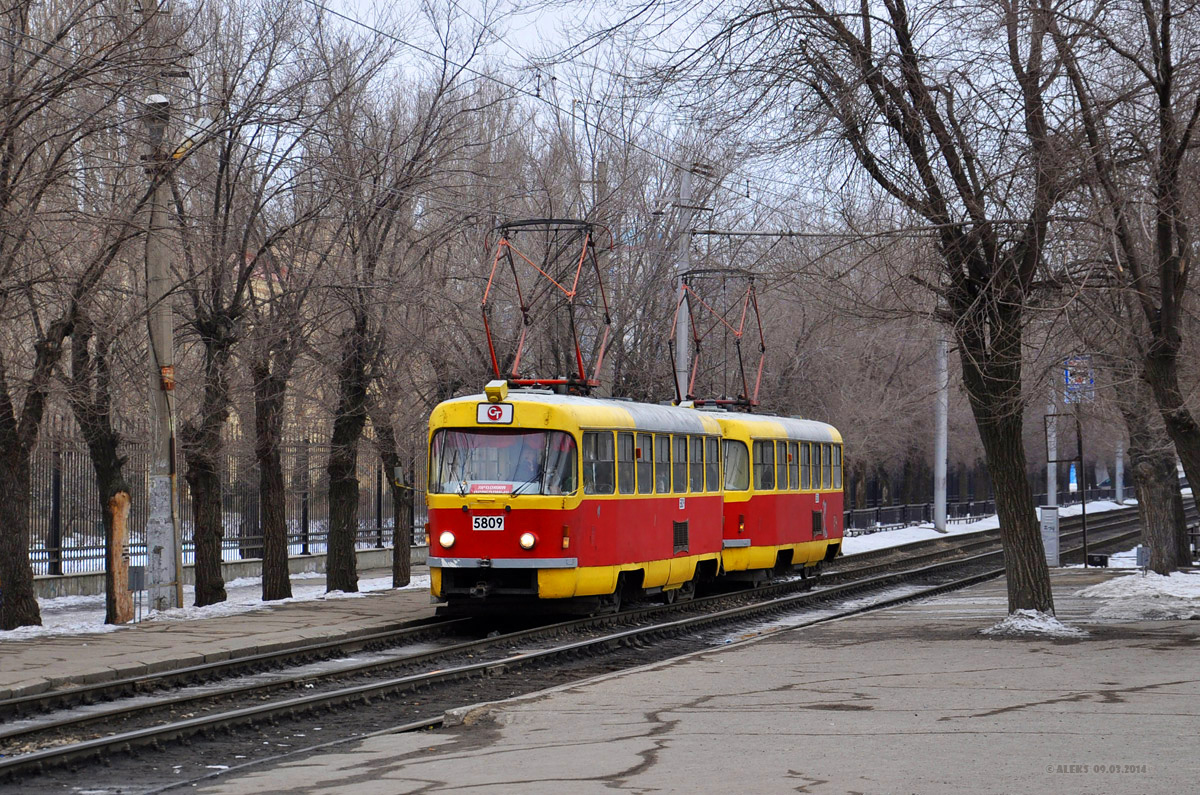 Волгоград, Tatra T3SU № 5809; Волгоград, Tatra T3SU № 5810
