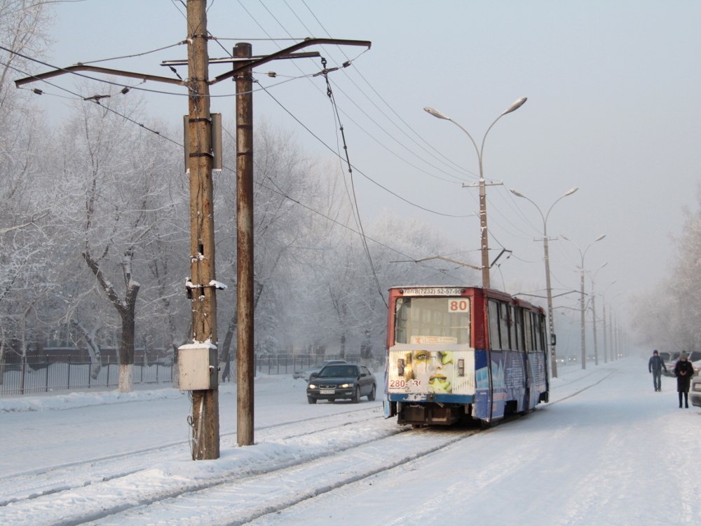 Усть-Каменогорск, 71-605 (КТМ-5М3) № 80
