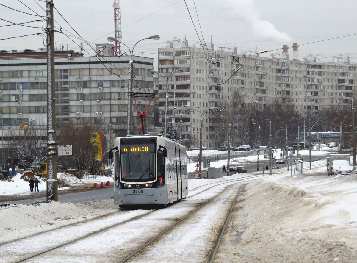 Москва, 71-414 (Pesa Fokstrot) № 3500