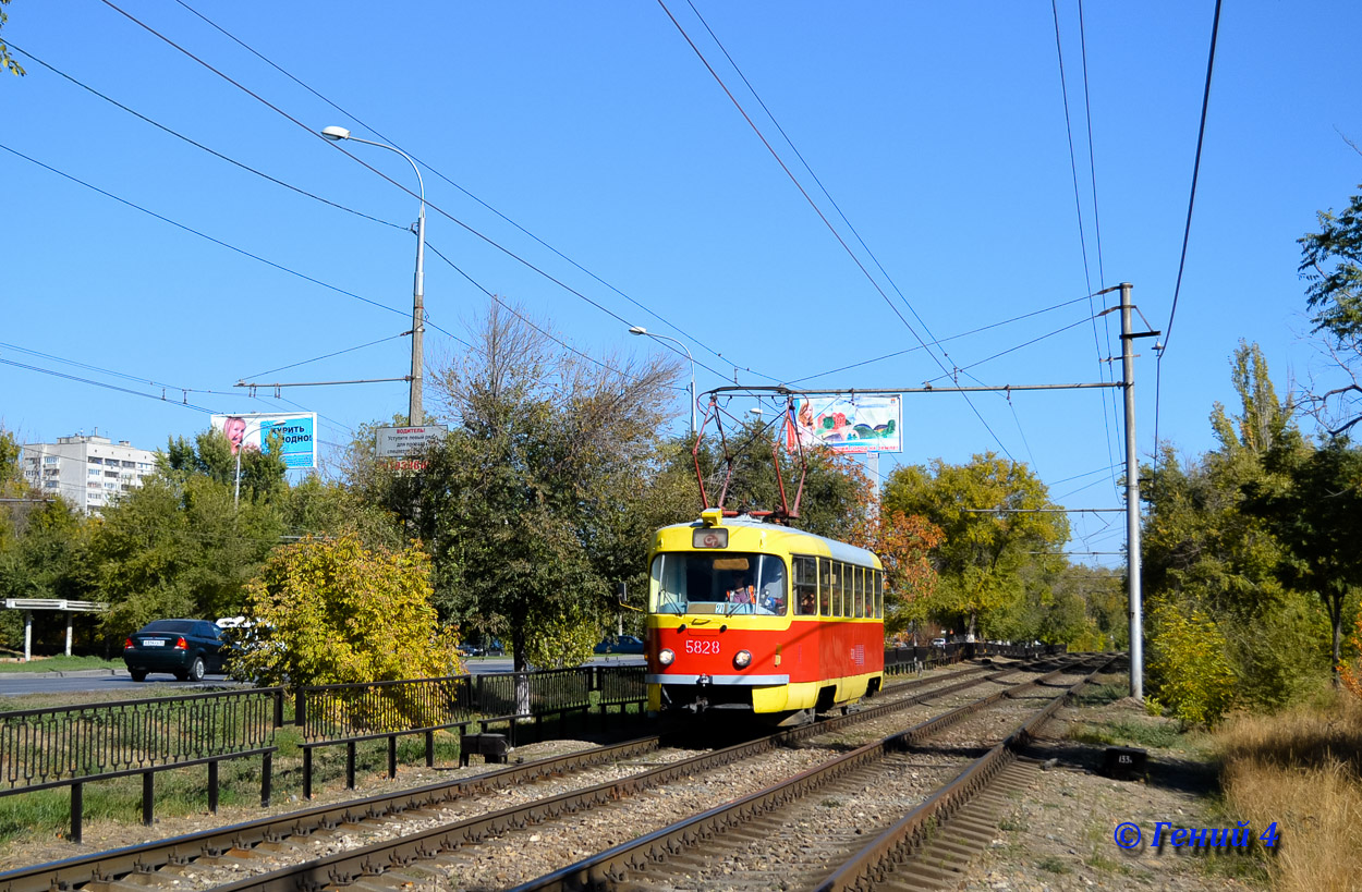 Волгоград, Tatra T3SU № 5828