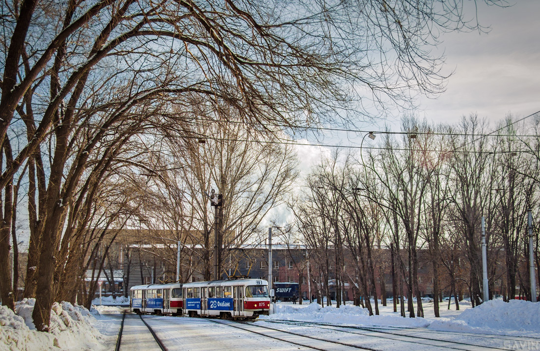 Самара, Tatra T3SU № 1175; Самара — Конечные станции и кольца (трамвай)