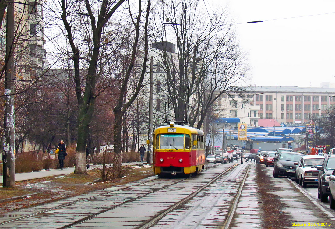 Киев, Tatra T3SU № 5850 Киев, Tatra T3SU № 5850