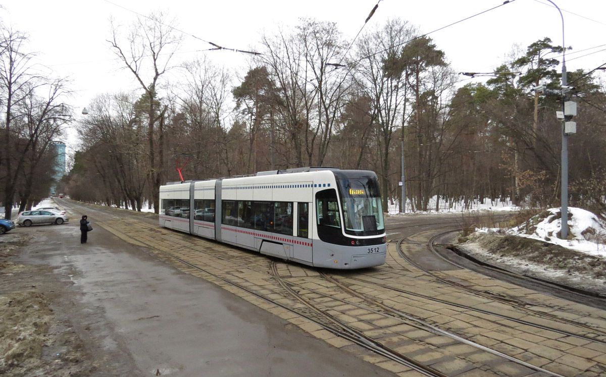 Москва, 71-414 (Pesa Fokstrot) № 3512