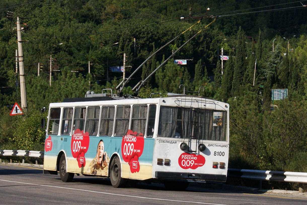 Крымский троллейбус, Škoda 14Tr89/6 № 8100