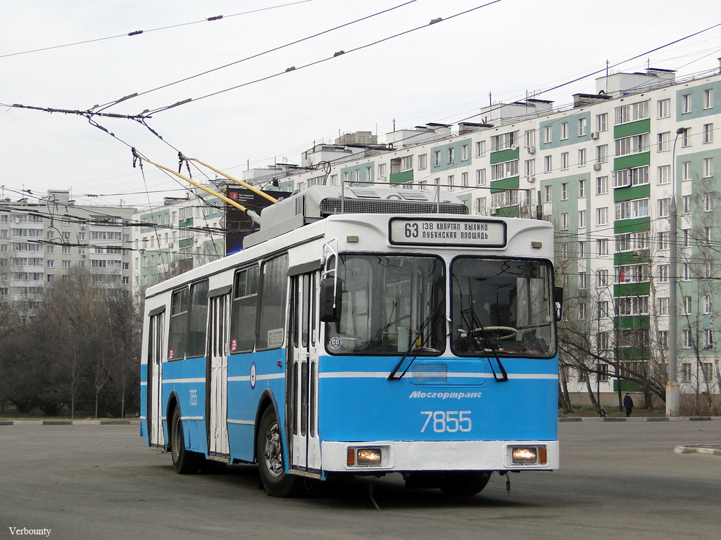 Москва, ЗиУ-682ГМ1 (с широкой передней дверью) № 7855