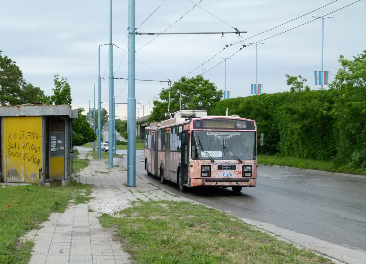 Пловдив, Van Hool AG 280T № 124