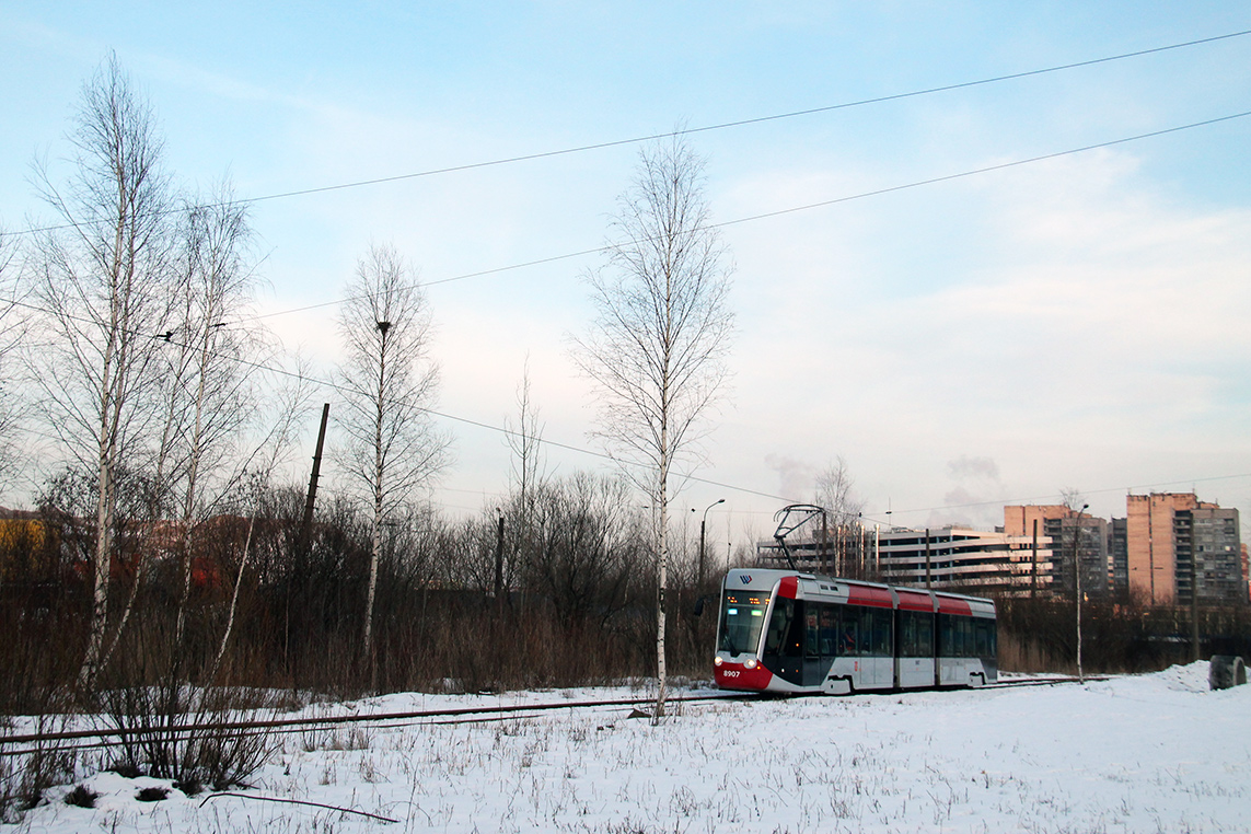 Санкт-Петербург, 71-801 (Alstom Citadis 301 CIS) № 8907