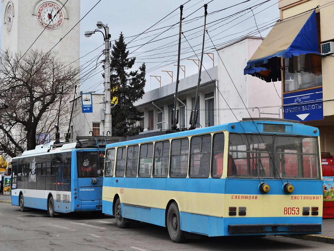 Кримський тролейбус, Škoda 14Tr02/6 № 8053