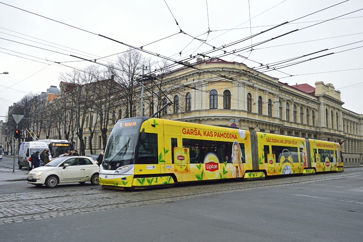 Рига, Škoda 15T ForCity Alfa Riga № 57158