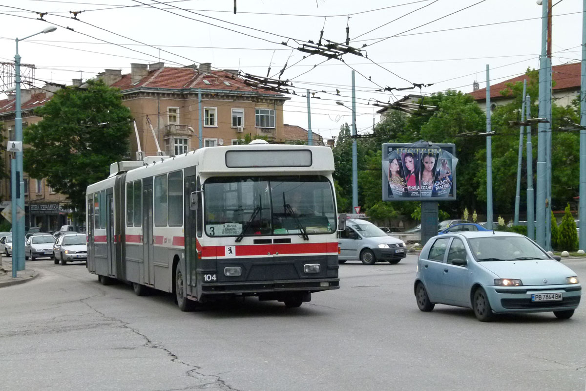 Пловдив, Saurer/Hess/BBC-SAAS GT 560/620-25 № 104