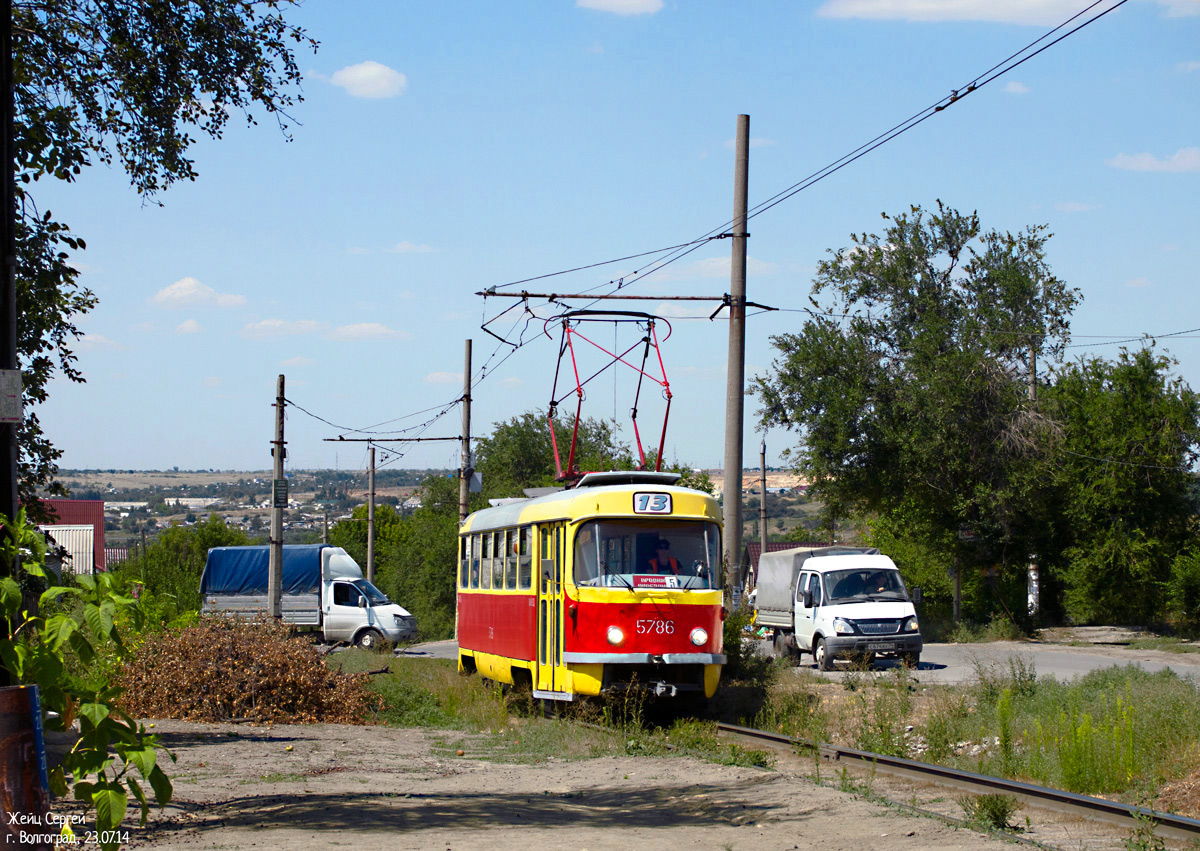 Volgograd, Tatra T3SU (2-door) Nr. 5786