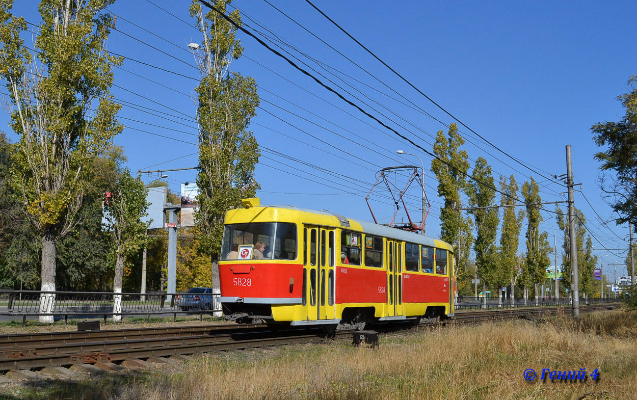 Волгоград, Tatra T3SU № 5828