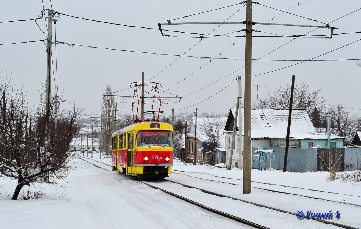 Volgograd, Tatra T3SU # 2704
