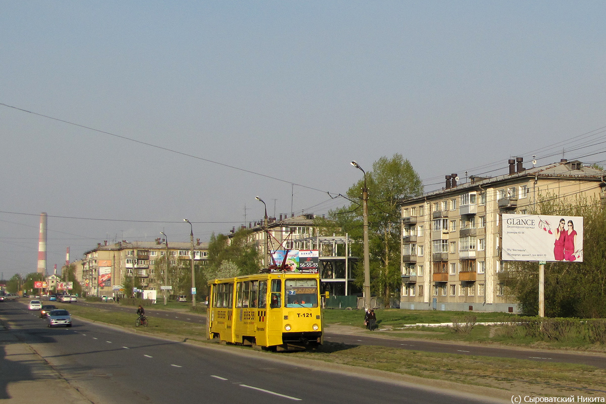 Angarsk, 71-605 (KTM-5M3) č. 121 Angarsk, 71-605 (KTM-5M3) č. 121