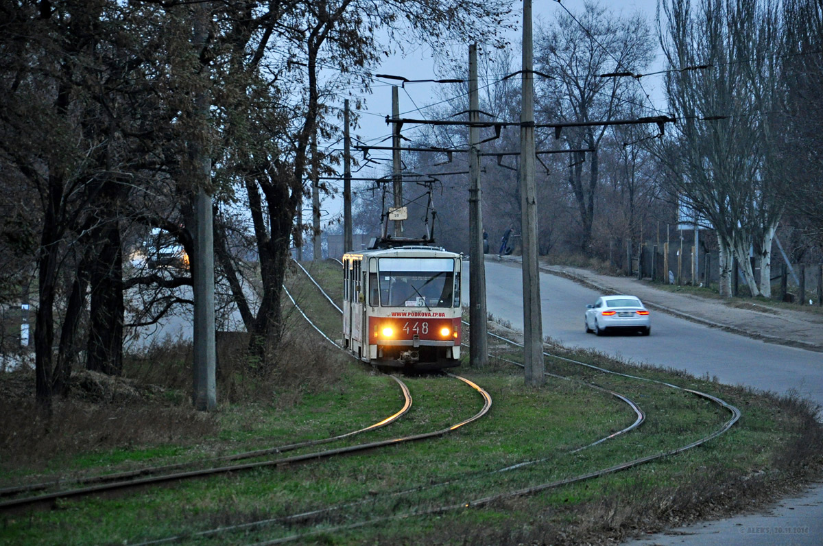 Запорожье, Tatra T6B5SU № 448