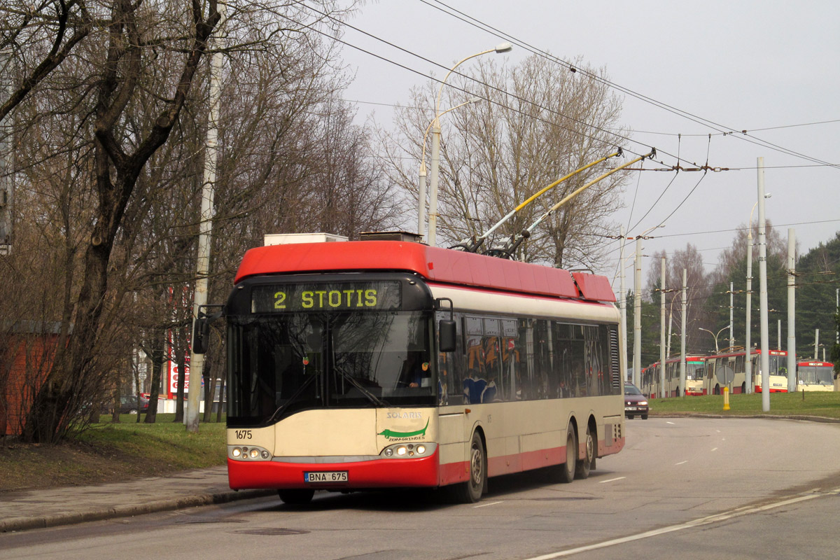 Вильнюс, Solaris Trollino II 15 AC № 1675