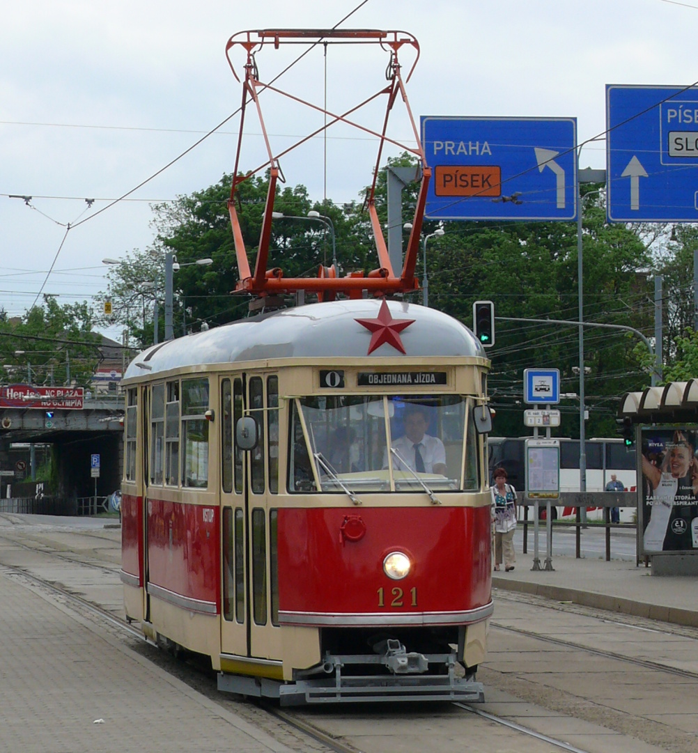 Пльзень, Tatra T1 № 121 Пльзень, Tatra T1 № 121