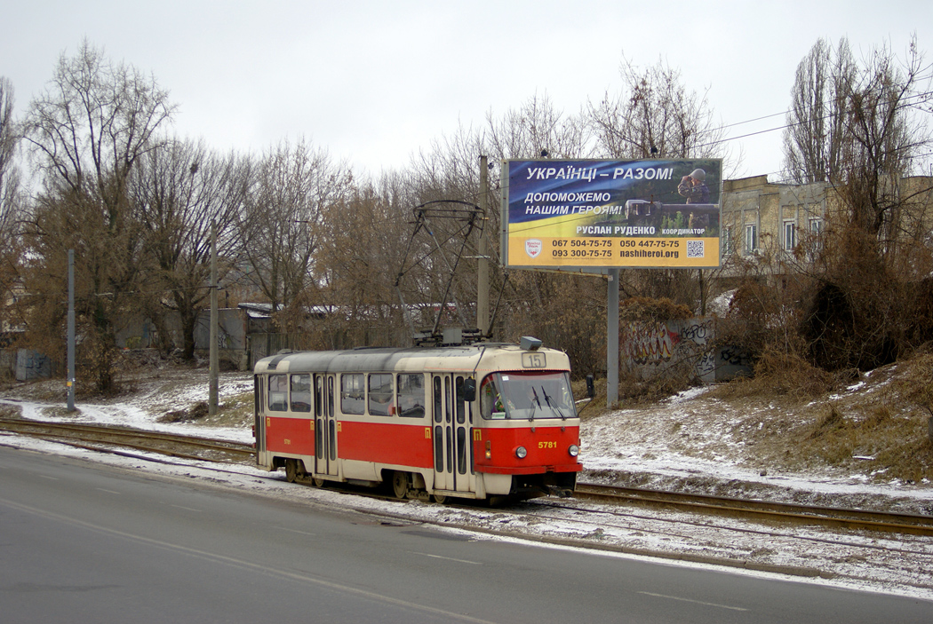 Киев, Tatra T3SUCS № 5781