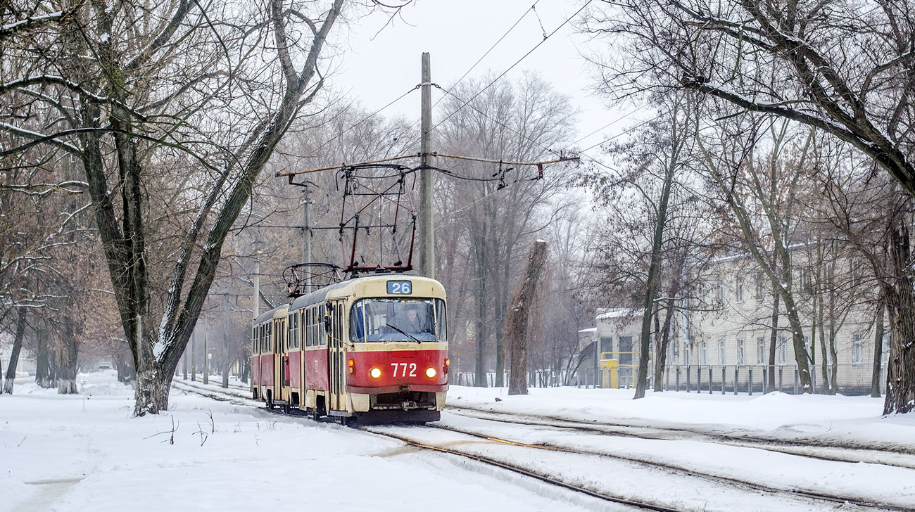 Харьков, Tatra T3SU № 772