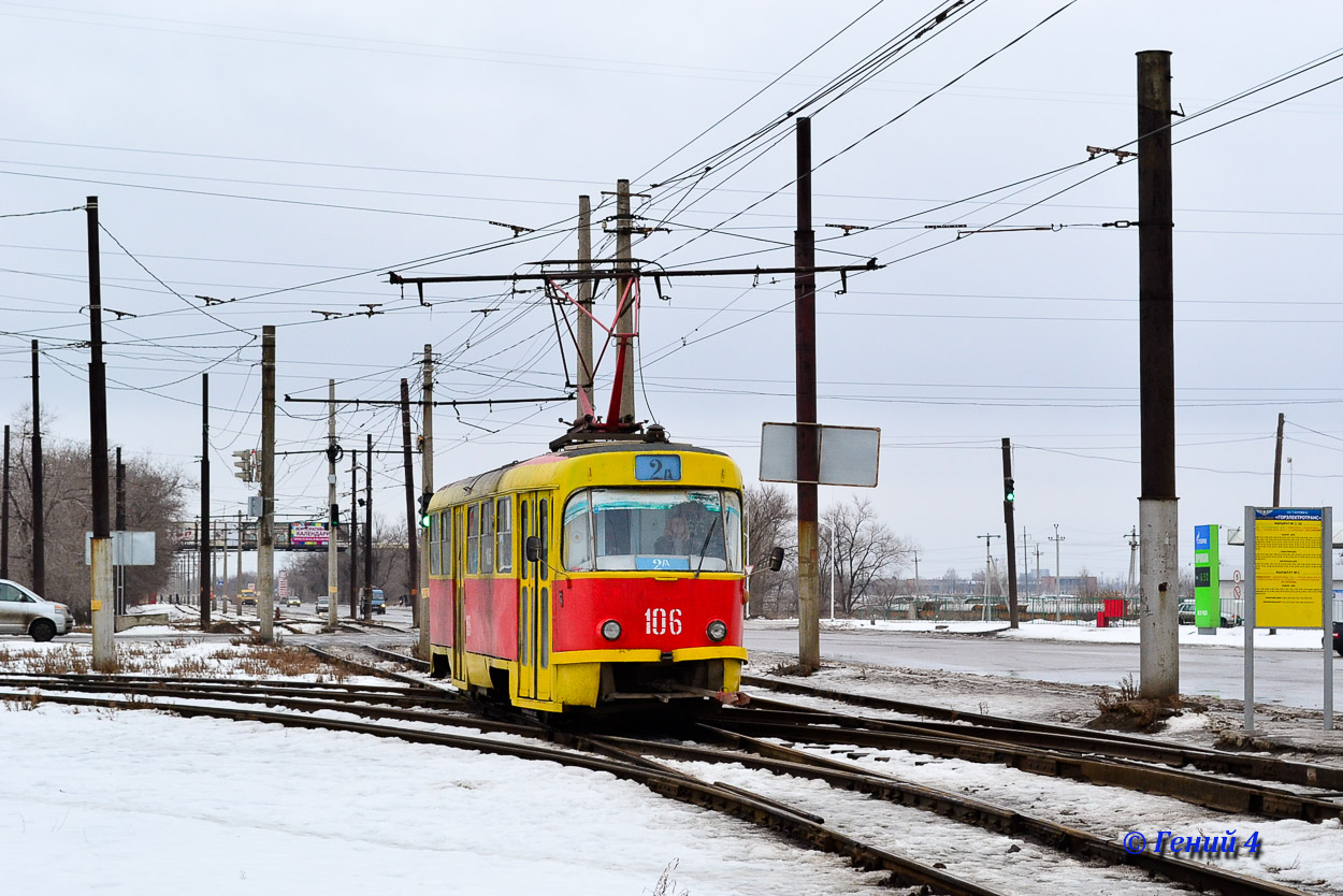 Волжский, Tatra T3SU № 106