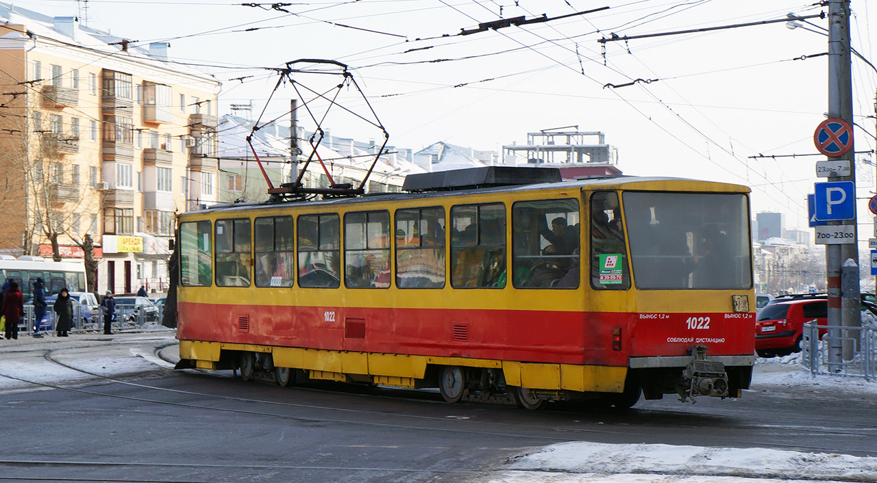 Барнаул, Tatra T6B5SU № 1022