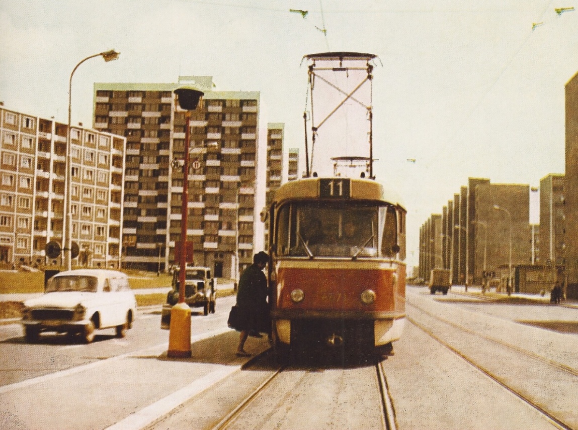 Прага, Tatra T3 № 6671