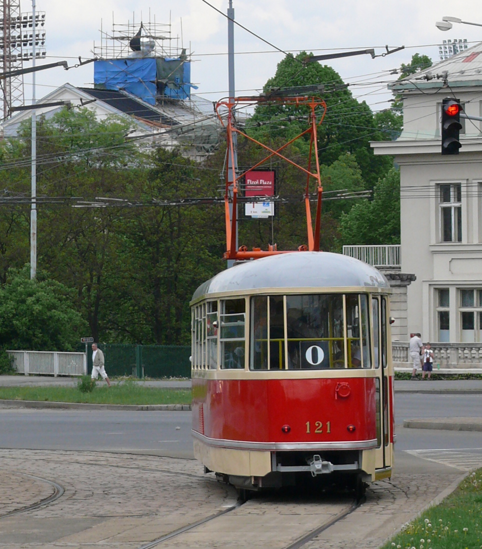 Пльзень, Tatra T1 № 121 Пльзень, Tatra T1 № 121