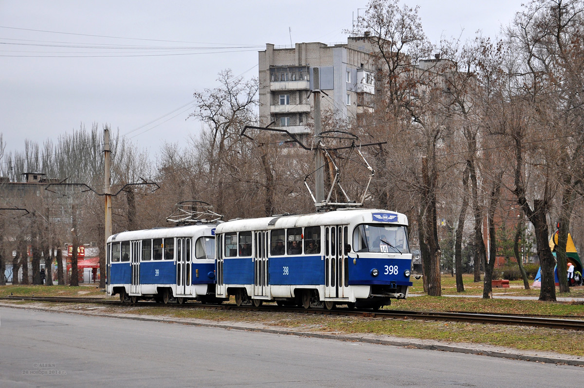 Запорожье, Tatra T3SU № 399; Запорожье, Tatra T3SU № 398