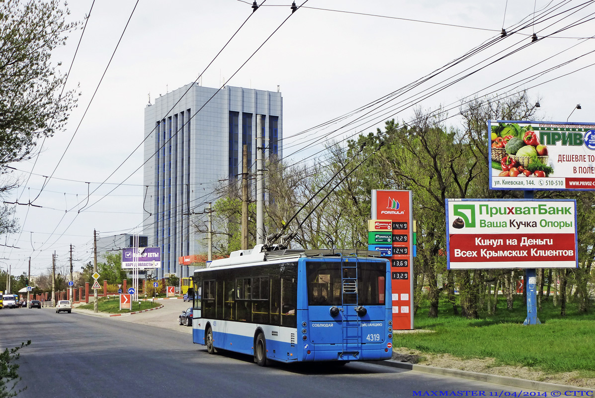 Крымский троллейбус, Богдан Т70110 № 4319