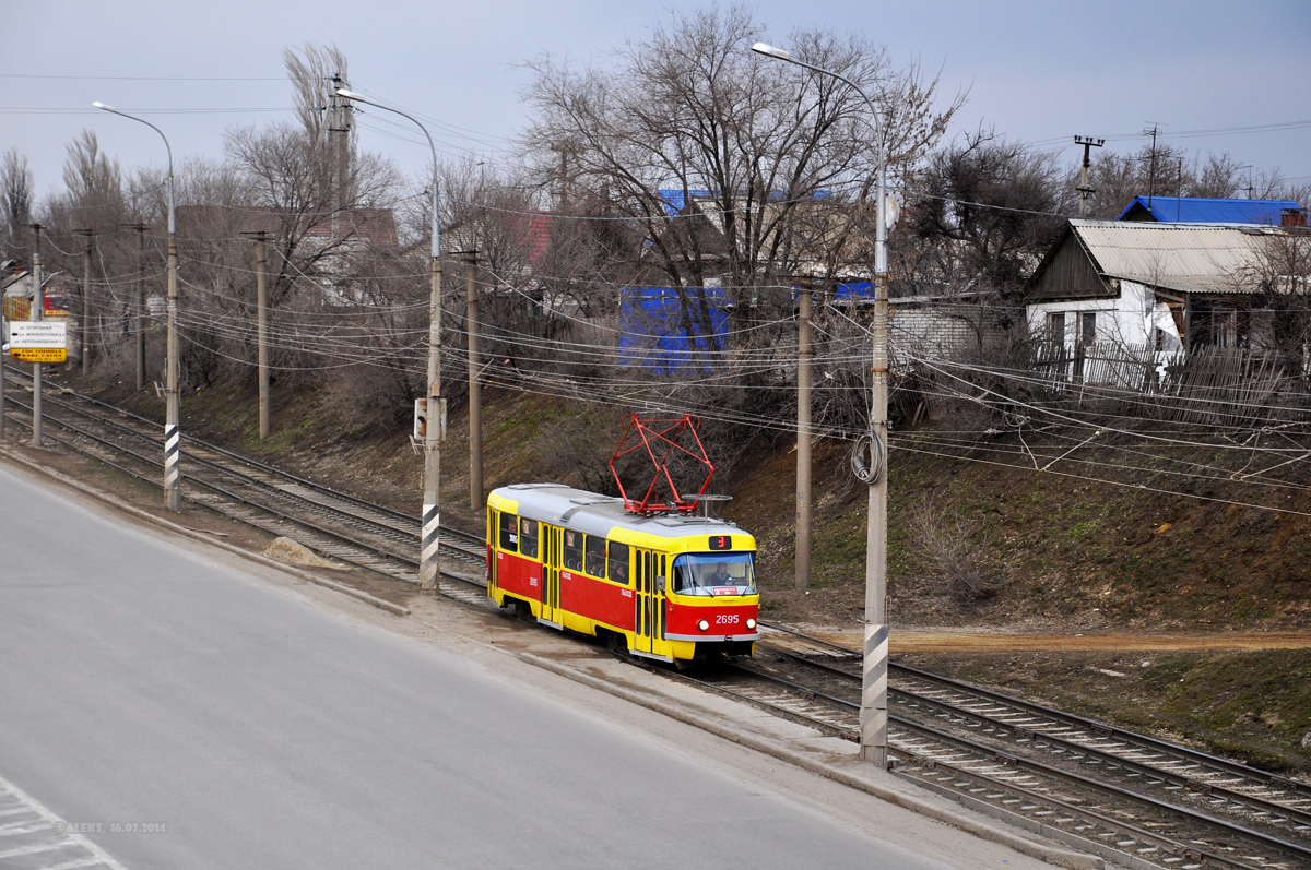 Волгоград, Tatra T3SU № 2695