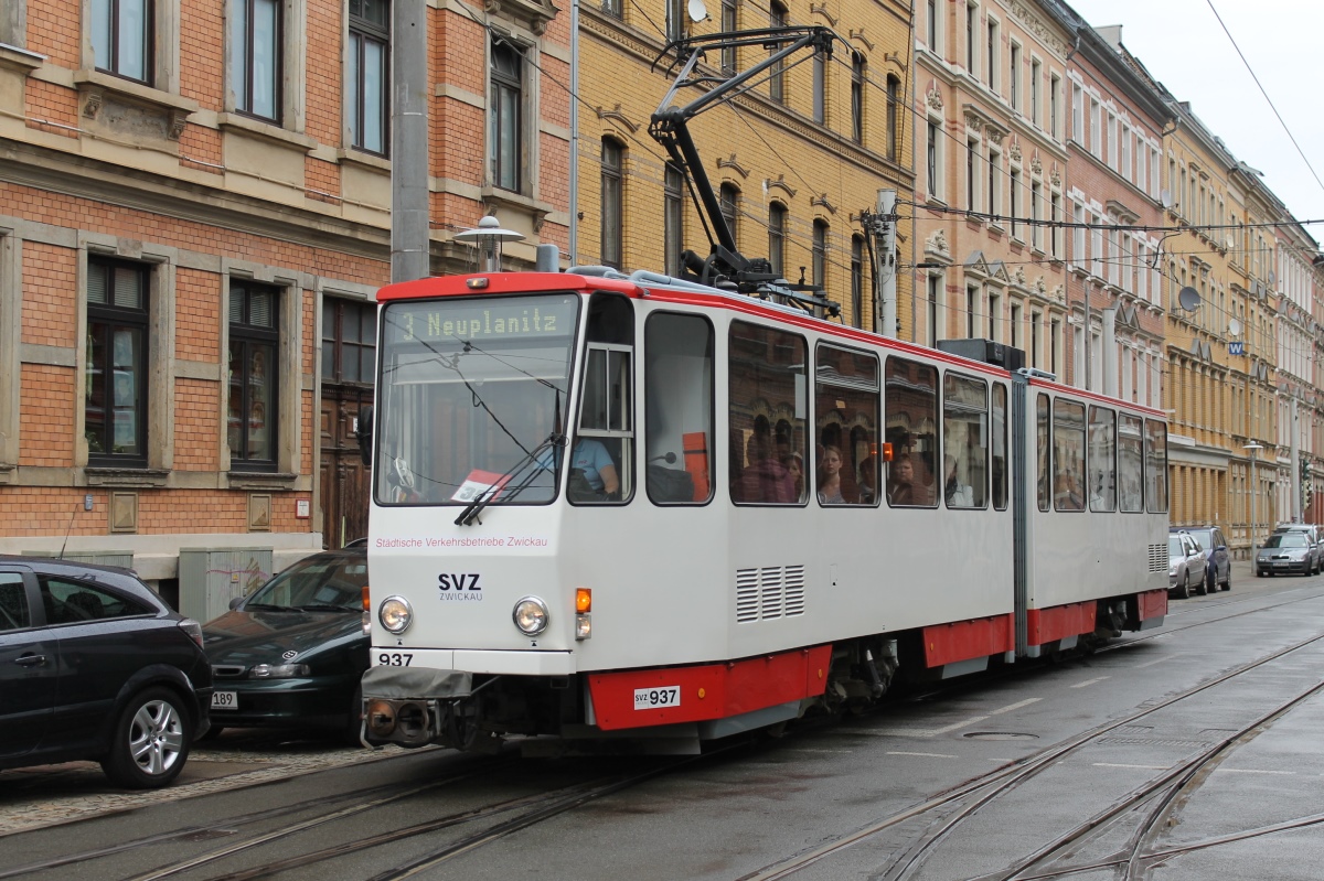 Цвиккау, Tatra KT4DMC № 937