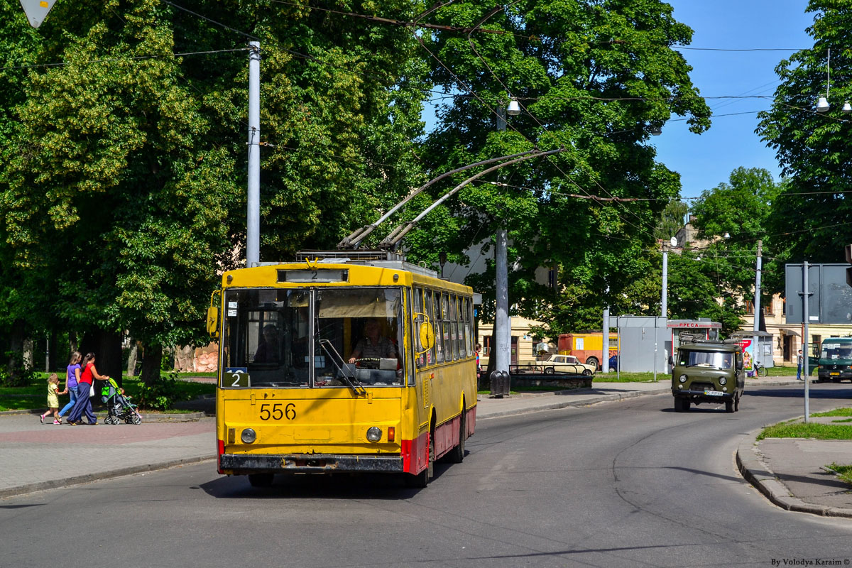 Львов, Škoda 14Tr89/6 № 556