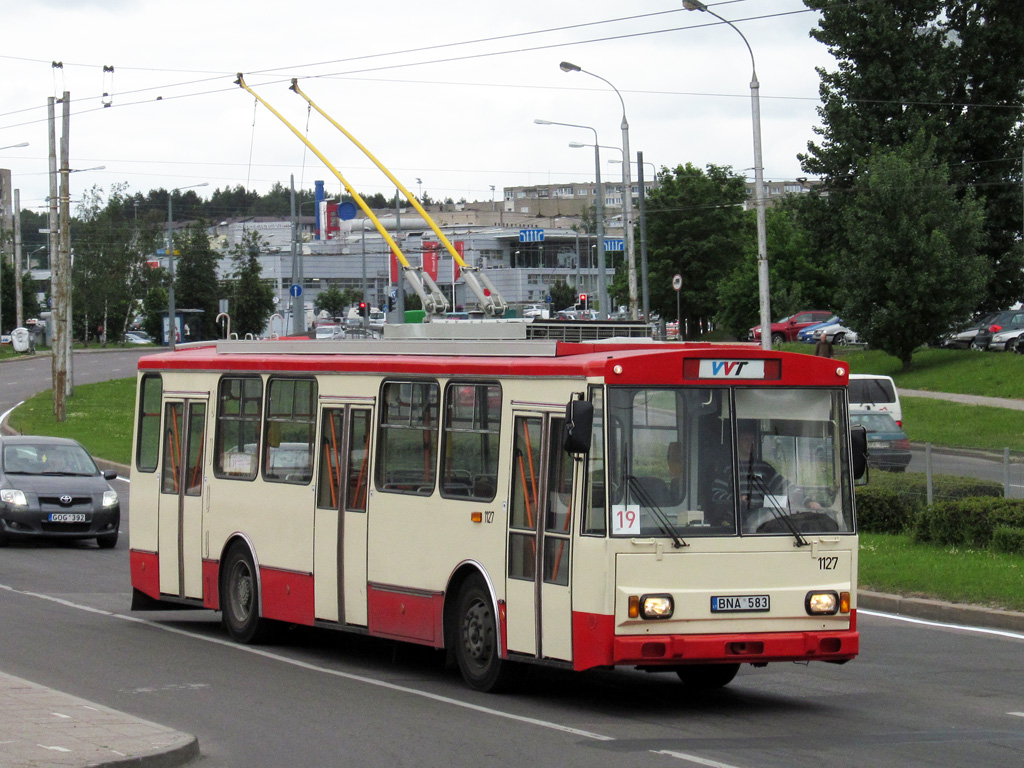 Вильнюс, Škoda 14Tr08/6 № 1127