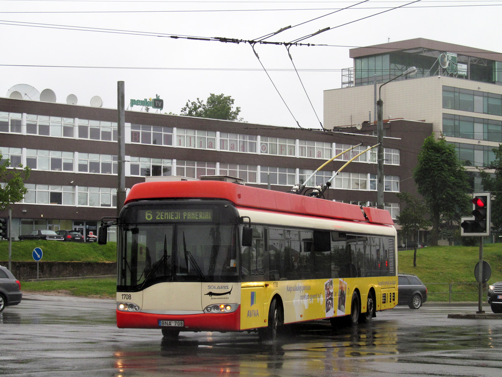 Vilnius, Solaris Trollino II 15 AC № 1708