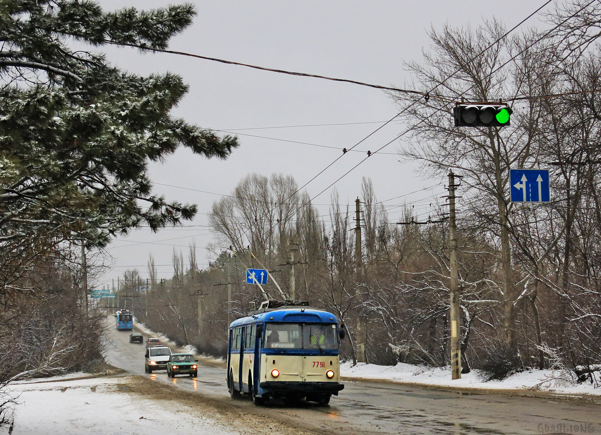 Крымский троллейбус, Škoda 9TrH29 № 7791