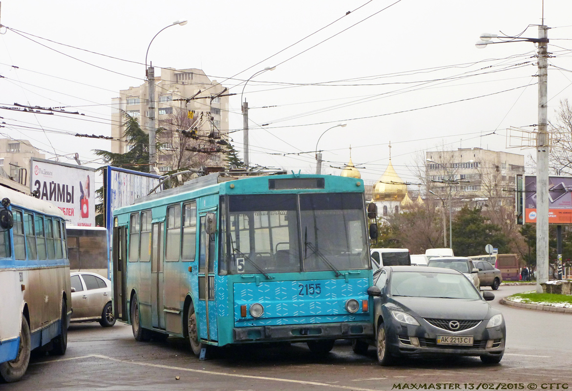 Крымский троллейбус, Škoda 14Tr11/6 № 2155