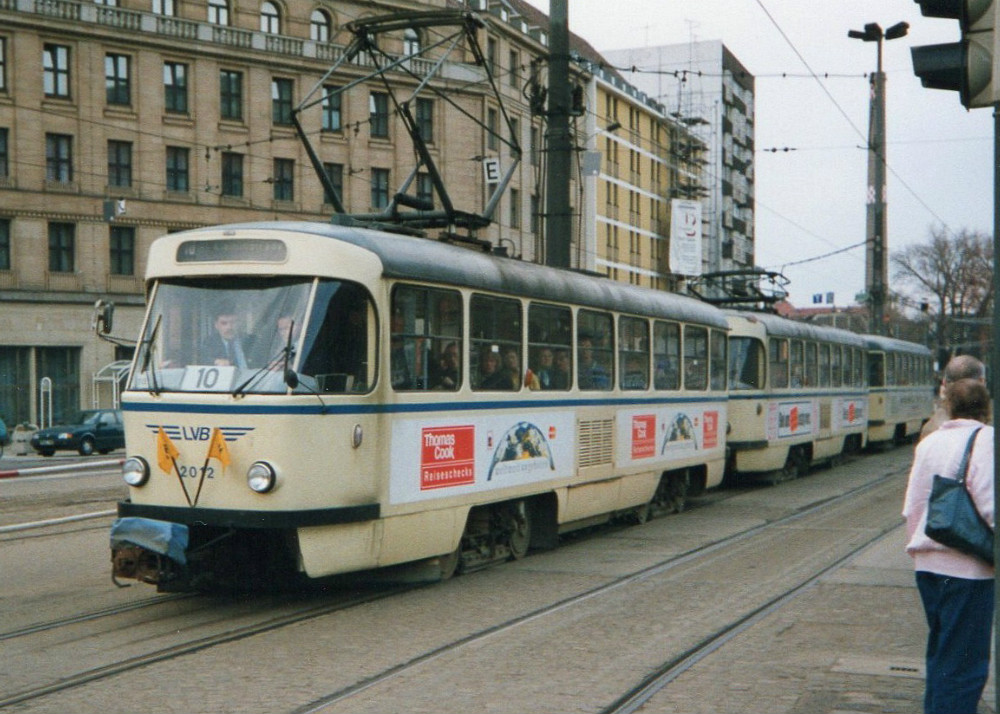 Leipzig, Tatra T4D Br. 2012 Leipzig, Tatra T4D Br. 2012
