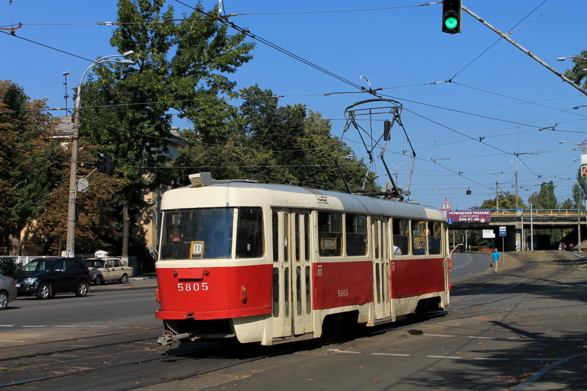 Киев, Tatra T3SU № 5805